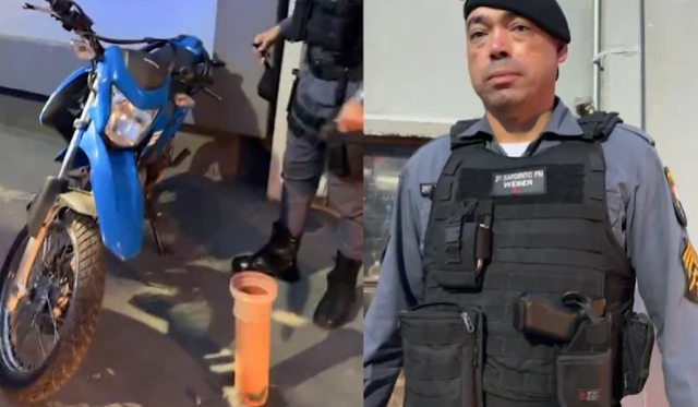 Moto Furtada é Recuperada em Peixoto de Azevedo