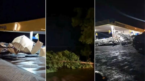 Vendaval intenso Destrói Hospital e Causa Estragos em Porto dos Gaúchos